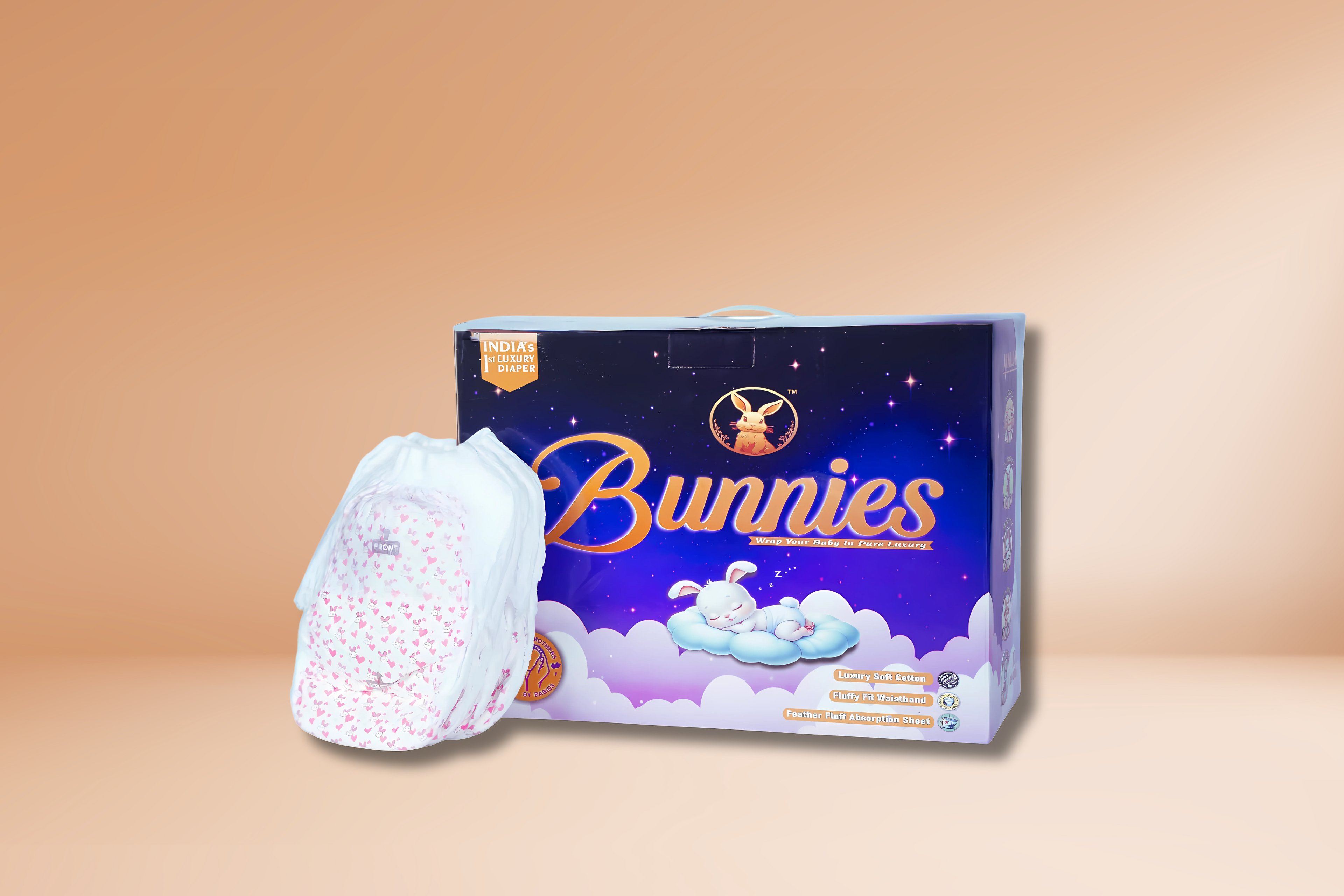 Bunnies Pull-up Diaper pants