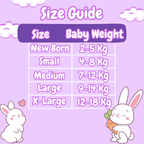 Luxury Baby Diapers New-BornSize ( 2-5 kgs )